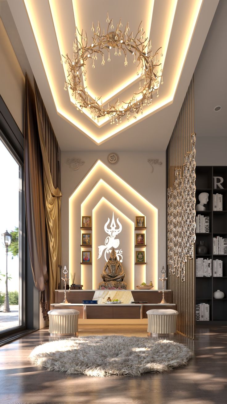 Pooja Unit Interior Design