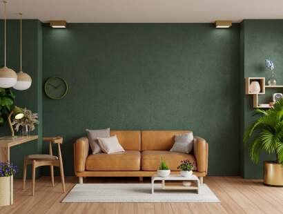 contemporary living room Muskan Interior Decor